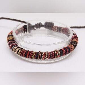 Men's bracelet striped punk surfer new e33
